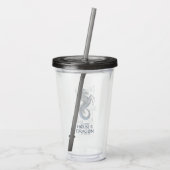 HUIS VAN DE TEKST | House Velaryon Sigil Acryl Drinkbeker (Achterkant)