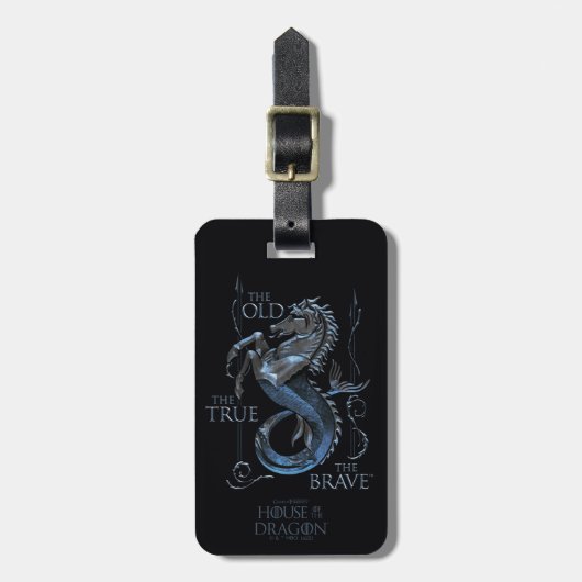 HUIS VAN DE TEKST | House Velaryon Sigil Bagagelabel (Voorkant verticaal)