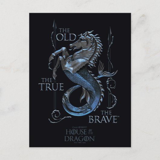 HUIS VAN DE TEKST | House Velaryon Sigil Briefkaart (Voorkant)