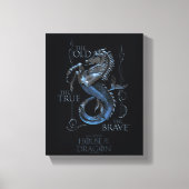 HUIS VAN DE TEKST | House Velaryon Sigil Canvas Afdruk (Voorkant)