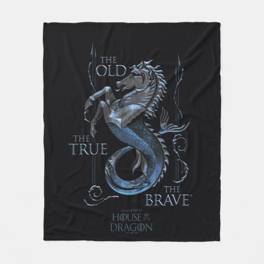 HUIS VAN DE TEKST | House Velaryon Sigil Fleece Deken (Voorkant)