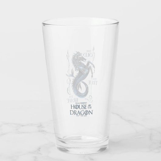 HUIS VAN DE TEKST | House Velaryon Sigil Glas (Achterkant)