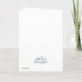 HUIS VAN DE TEKST | House Velaryon Sigil Kaart (Achterkant)