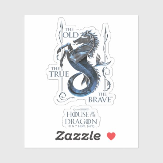 HUIS VAN DE TEKST | House Velaryon Sigil Sticker (Vel)