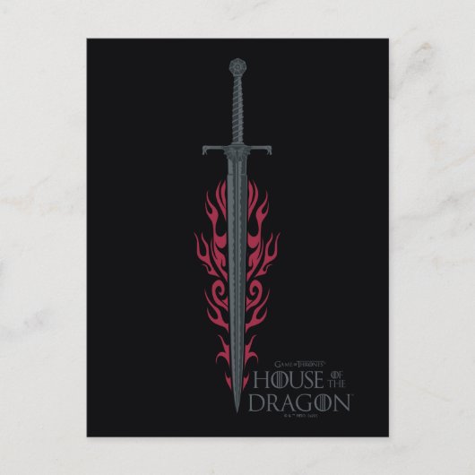 HUIS VAN DE TEKST | Koning Viserys Flaming Sword Briefkaart (Voorkant)