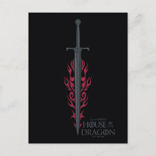 HUIS VAN DE TEKST   Koning Viserys Flaming Sword Briefkaart