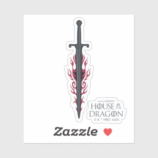 HUIS VAN DE TEKST | Koning Viserys Flaming Sword Sticker (Vel)