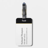 HUIS VAN DE TEKST | Winged Targaryen Crest Bagagelabel (Achterkant verticaal)