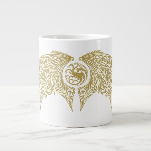HUIS VAN DE TEKST | Winged Targaryen Crest Grote Koffiekop (Voorkant)