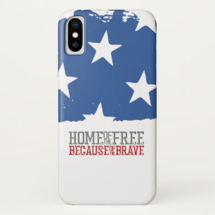 Huis van de vrije mensen dankzij de dapperen USA V Case-Mate iPhone Case