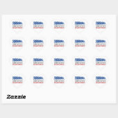 Huis van de Vrijen vanwege de Dappere Amerikaanse Hart Sticker (Vel)