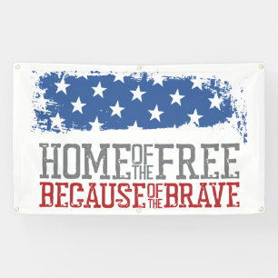Huis van de Vrijen vanwege de Dappere Amerikaanse Spandoek