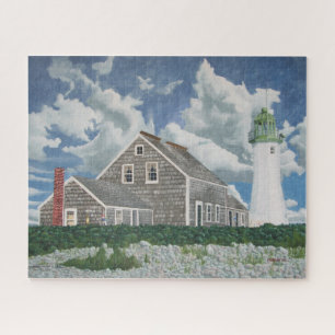 Huis van de vuurtorenwachter van Scituate Legpuzzel