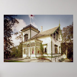 Huis van Edvard Grieg Poster