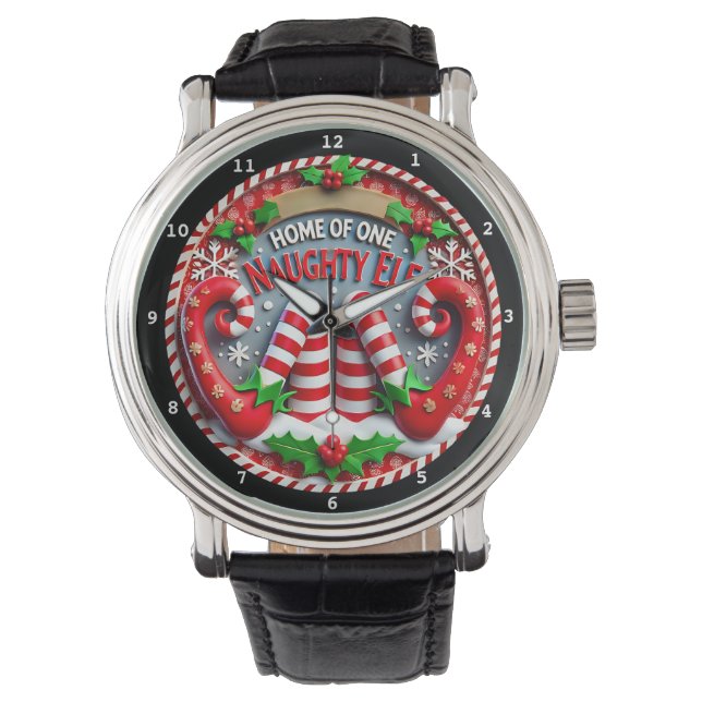 Huis van één ondeugende elf  horloge (Voorkant)