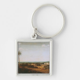 Huis van een Portugese Nobleman in Brazilië Sleutelhanger