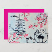 Huis van Geisha Briefkaart (Voorkant / Achterkant)