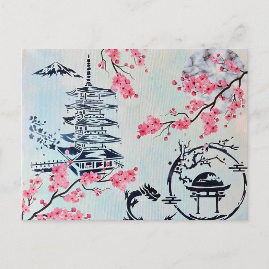 Huis van Geisha Briefkaart (Voorkant)