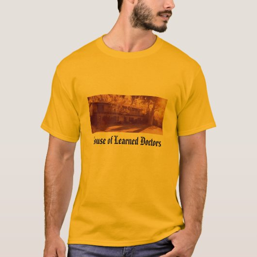 Huis van geleerde artsen t-shirt (Voorkant)