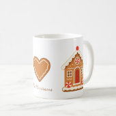 Huis van Gemberkoek Aangepaste Naam Koffiemok (Voorkant rechts)