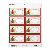 Huis van Gemberkoek Cadeaubonnetje Label (Full Sheet)