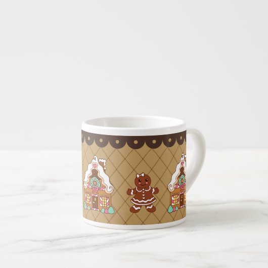 Huis van Gemberkoek Espresso Kop  (Voorkant rechts)