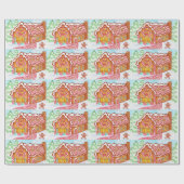 Huis van Gemberkoek Inpakpapier (Vlak)