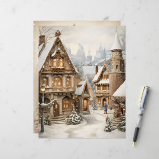 Huis van Gemberkoek Kerst Scrapbook Papier