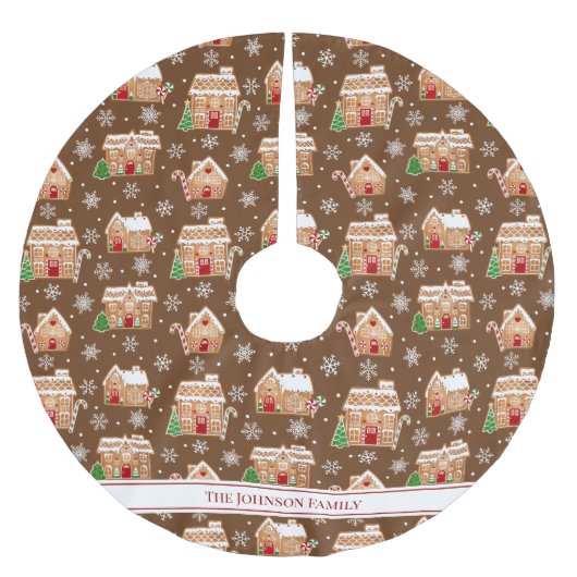 Huis van Gemberkoek Kerstboom Rok (Voorkant)