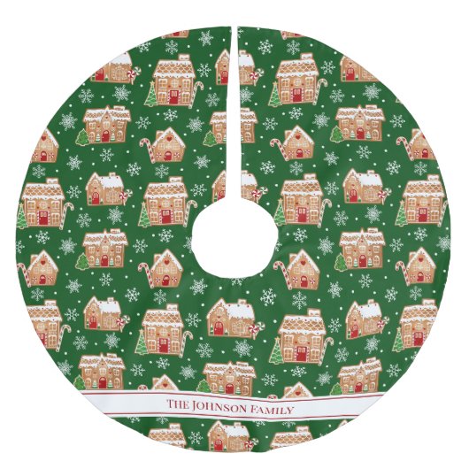 Huis van Gemberkoek Kerstboom Rok (Voorkant)