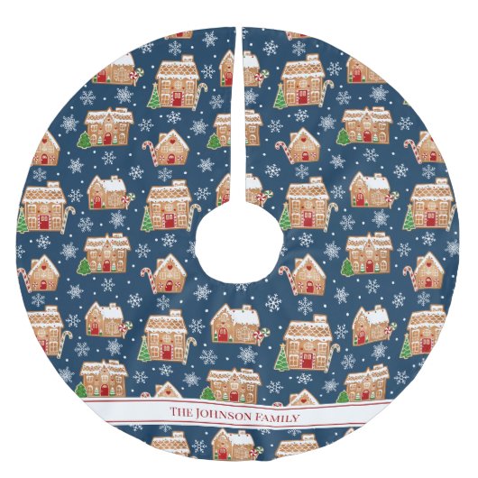 Huis van Gemberkoek Kerstboom Rok (Voorkant)