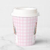 Huis van Gemberkoek Meisje Verjaardagsfeestje  Papieren Bekers (Rechts)