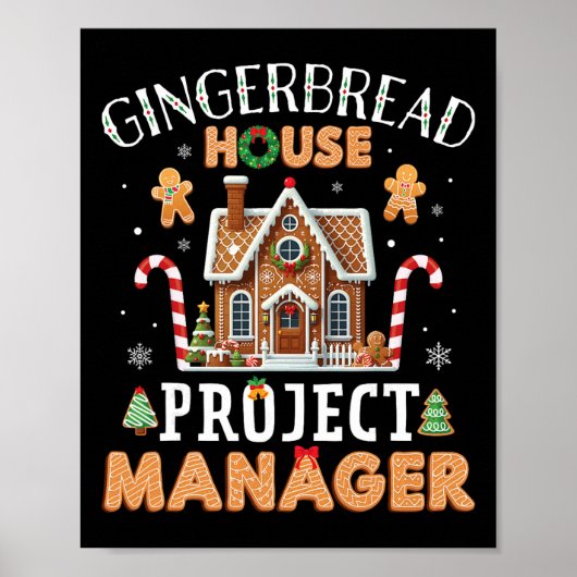 Huis van Gemberkoek Projectmanager Koek Koning Gra Poster (Voorkant)