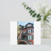 Huis van Georgië van de savanne het Victoriaans Briefkaart (Staand voorkant)