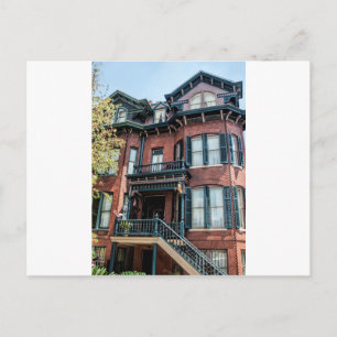 Huis van Georgië van de savanne het Victoriaans Briefkaart