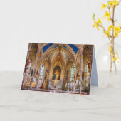 huis van god wenskaart kaart (Gele Bloem)