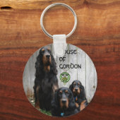 HUIS VAN GORDON, Gordon Setter Sleutelhanger (Voorkant)