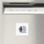 Huis van gratis vanwege dappere veteranen dag 4e v magneet (Insitu (Vaatwasser))