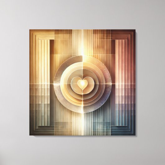 Huis van het Hart Canvas Afdruk (Voorkant)