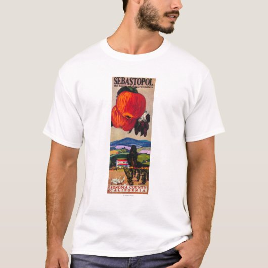 Huis van het Poster Gravenstein T-shirt (Voorkant)