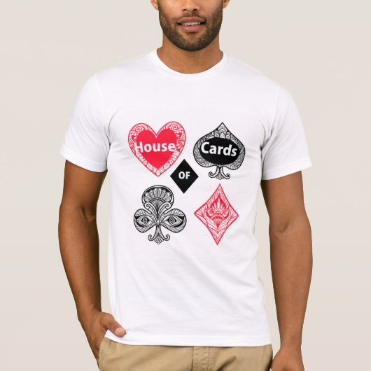 Huis van Kaarten T-shirt (Voorkant)