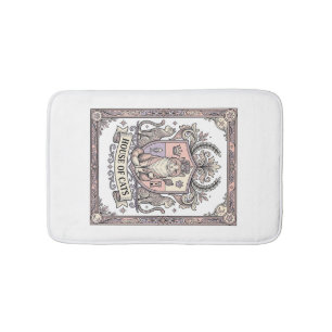 Huis Van Katten Katten Heraldiek Wapen Vintage Badmat
