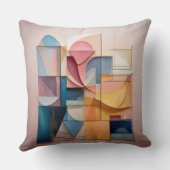 Huis van kleuren kussen (Achterkant)