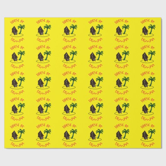 Huis van Lumpia Cadeaupapier (Vlak)