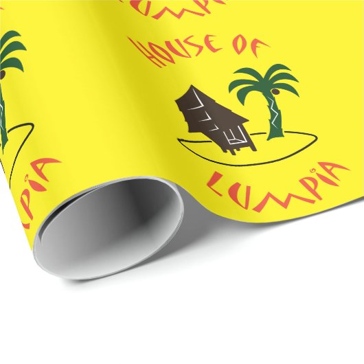 Huis van Lumpia Cadeaupapier (Rol Hoek)