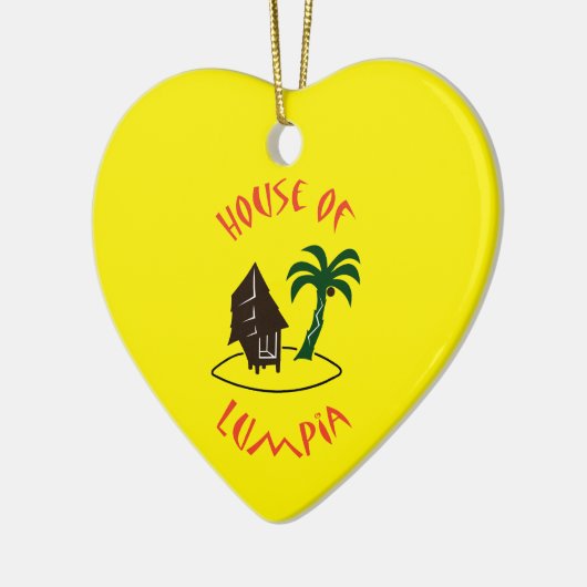 Huis van Lumpia Keramisch Ornament (Links)