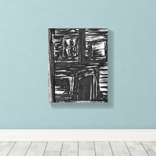 Huis van Marteling Canvas Afdruk (Insitu (Houten vloer))