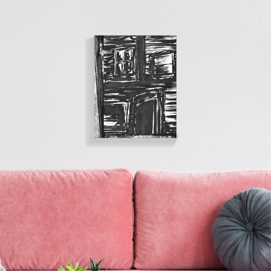 Huis van Marteling Canvas Afdruk (Insitu (Woonkamer))