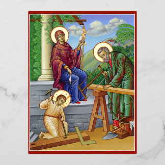 Huis van Nazareth Folie Feestdagen Briefkaart