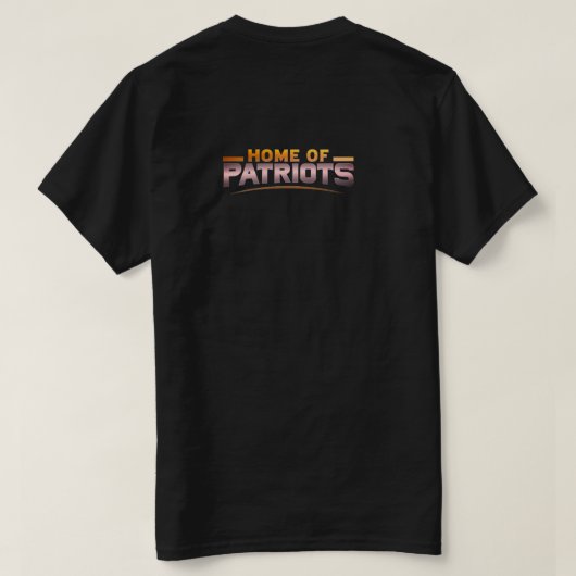 Huis van Patriots T-shirt (Design achterkant)